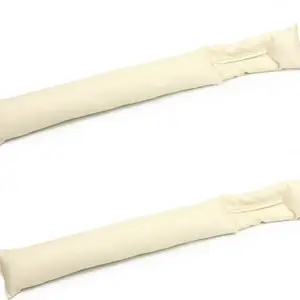 Autofurnish Beige Universal Leatherite Seat Gap Spacer Filler Padding Car Hanging Ornament(Pack of 2)