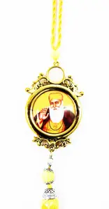 Laps of Luxury Guru Nanak GD364 Car Hanging Ornament(Pack of 1)