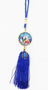 Laps of Luxury Shiva Parivar GD423 Car Hanging Ornament(Pack of 1)