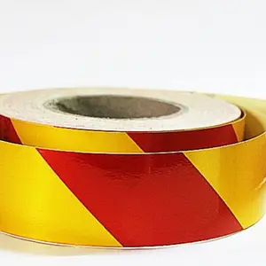 Laps of Luxury GD464 Yellow and Red Radium 50.8 mm x 45.72 m Multicolor Reflective Tape(Pack of 1)