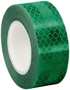 Laps of Luxury GD465 Green Reflective 50.8 mm x 3.65 m Green Reflective Tape(Pack of 1)