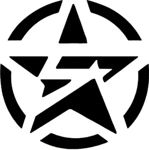 marvellous Sticker & Decal for Car & Bike(Black)