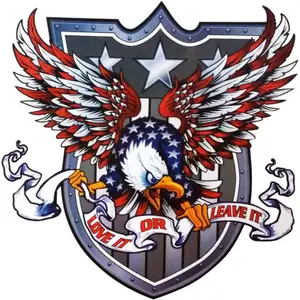 Top&Town Eagle vinyl sticker Bike Tank Pad