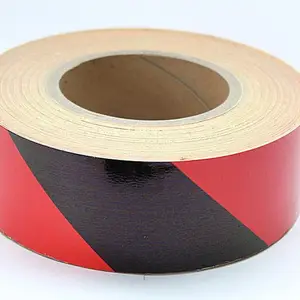 Laps of Luxury GD624 Double Color Radium Tape 50.8 mm x 7.31 m Red, Black Reflective Tape(Pack of 1)
