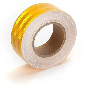 marvellous m_yellow50.8x2metre 50.8 mm x 2 m Yellow Reflective Tape(Pack of 1)