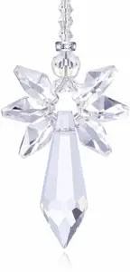 Discount4product Transperent Crystal Car Hanging Car Hanging Ornament(Pack of 1)