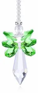Discount4product Crystal Hanging green1 Car Hanging Ornament(Pack of 1)