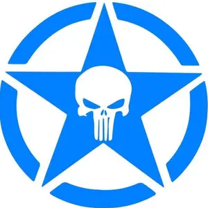 marvellous Sticker & Decal for Bike(Blue)