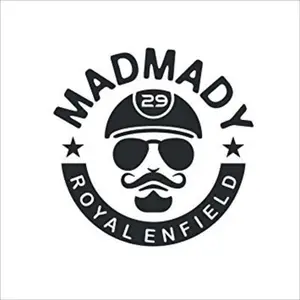 marvellous Sticker & Decal for Bike(Black)