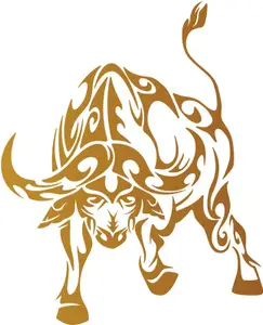 Wall Design Sticker & Decal for Bike(Brown)