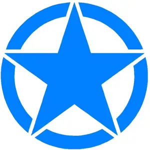 BikerZZZcluB Sticker & Decal for Car & Bike(Blue)