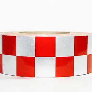 Laps of Luxury GD515 50.8 mm x 7.31 m Red, White Reflective Tape(Pack of 1)
