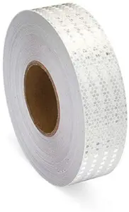 marvellous m_retroreflecting2 25 mm x 5 m white Reflective Tape(Pack of 1)