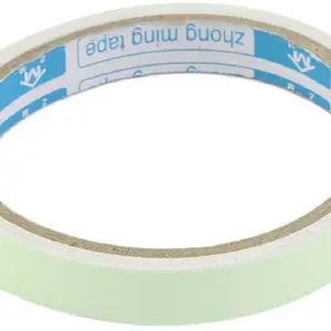 MARVELLOUS M-NIGHTGLOWTAPE5M 10 mm x 5 m CREAM AND HALF GREEN Reflective Tape(Pack of 1)