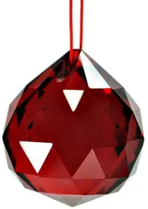 INDSMART INDSMART-REDBALL1 Car Hanging Ornament(Pack of 1)
