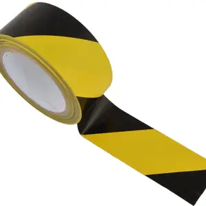 MM WILL CARE FLOOR MARKING Yellow and Black 55 mm x 60 m YELLOW, BLACK Reflective Tape(Pack of 1)
