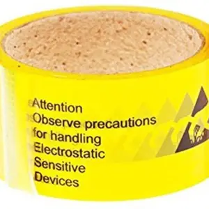 ECSTATIC TTP 51 mm x 3300 m Yellow Reflective Tape(Pack of 1)