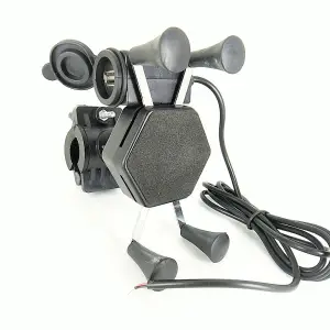 PSYCHE Waterproof X-Grip with Handlebar Mountable Bike Mobile Charger -Fast Charging 0 A Bike Mobile Charger