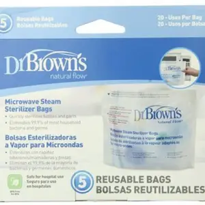 Dr. Brown's Natural Flow Microwave Steam Sterilizer - 1 Slots(Blue)