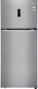 LG LG 408 L Frost Free Double Door 3 Star Convertible Refrigerator(Shiny Steel, GL-T412VPZX)