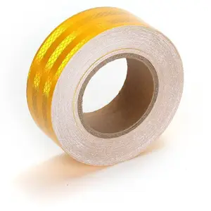 Laps of Luxury GD080 50.8 mm x 45.72 m Yellow Reflective Tape(Pack of 1)