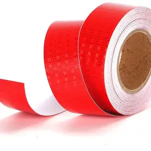 Laps of Luxury GD079 50.8 mm x 45.72 m Red Reflective Tape(Pack of 1)