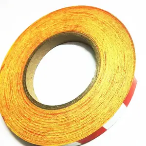 Laps of Luxury GD146 12.7 mm x 3.65 m Red and White Reflective Tape(Pack of 1)