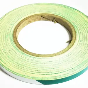 Laps of Luxury GD146 11 mm x 3.65 m Green and Silver Reflective Tape(Pack of 1)
