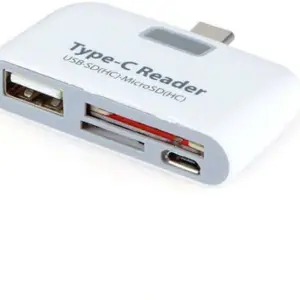 RHONNIUM RHONNIUM Plug And Play TF Memory Card Reader Card Reader(White)