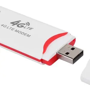 HumBiG HumBiG ™4G LTE WiFi USB Dongle Stick With All SIM Support | Plug and Play Hotspot Data Card(White)
