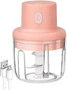 THEMALL THEMALL Portable USB Rechargeable Electric Speedy Chopper Mini Slicer Vegetable & Fruit Chopper(1x Electric garlic cutter, 1x Usb Cable, 1x User Manual)