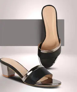 SHOETOPIA SHOETOPIA Women Black Heels