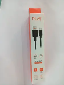 play pc1 1.5 m Power Cord(Compatible with Mobil, Black)