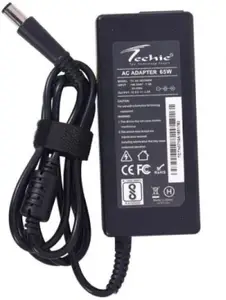 TECHIE HP 65W COMPATIBLE LAPTOP CHARGER (PIN SIZE - 7.4 X 5.0) POWER CORD INCLUDED Travel Adaptor