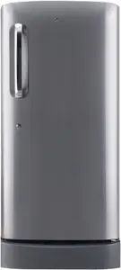 LG LG 205 L Direct Cool Single Door 5 Star Refrigerator with Base Drawer(Shiny Steel, GL-D221APZU)