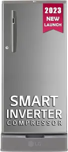 LG LG 185 L Direct Cool Single Door 4 Star Refrigerator(Shiny Steel, GL-D199OPZY)