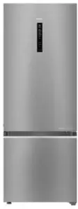 Haier Haier 346 L Frost Free Double Door Bottom Mount 3 Star Refrigerator(Inox Steel, HRB-3664CIS-E)