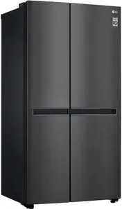 LG LG 688 L Frost Free Side by Side Refrigerator(Matt Black, GC-B257KQBV)