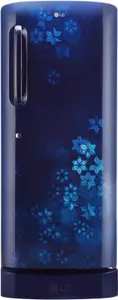 LG LG 224 L Direct Cool Single Door 4 Star Refrigerator with Base Drawer(Blue Euphoria, GL-D241ABEY)