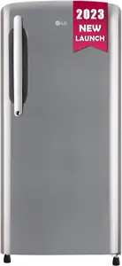 LG LG 201 L Direct Cool Single Door 3 Star Refrigerator(Shiny Steel, GL-B211HPZD)