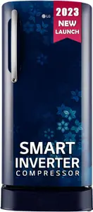 LG LG 201 L Direct Cool Single Door 5 Star Refrigerator with Base Drawer(Blue Quartz, GL-D211HBQZ)