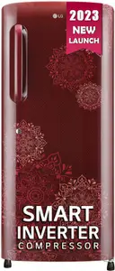 LG LG 224 L Direct Cool Single Door 1 Star Refrigerator(Ruby Regal, GL-B241ARRY)