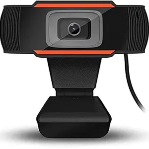 Wintrox Wintrox Webcam with Microphone, Auto Focus Webcam for Video Calling Plug and Play  Webcam(Black)