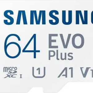 SAMSUNG EVO PLUS 64GB MicroSDHC Class 10 100 MB/s Memory Card