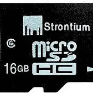 Strontium 2.0 16GB MicroSD Card Class 6 40 MB/s Memory Card