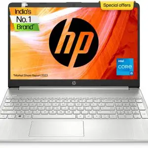 HP 2023 Intel Core i5 11th Gen 1155G7 - (16 GB/512 GB SSD/Windows 11 Home) 15s-fr4001TU Thin and Light Laptop  (15.6 Inch, Natural Silver, 1.69 Kg, With MS Office)