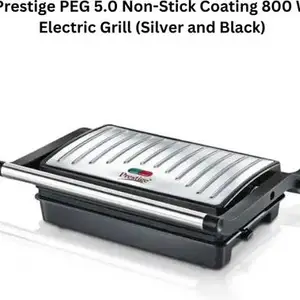 Prestige PEG 5.0 Non-Stick Coating 800 W Electric Grill, Open Grill  