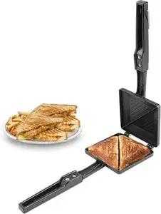 MAAUVTOR Non-Stick Aluminium Gas Toaster cum Sandwich Maker (Cut Gas Toaster)