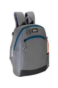 DE VAGABOND Unisex Polyester Zip Closure Laptop Bag