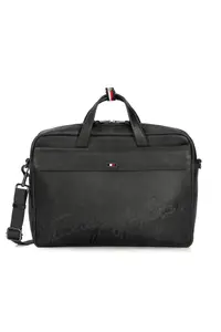 TOMMY HILFIGER Ryker Cotton Zip Closure Business Case Laptop Bag